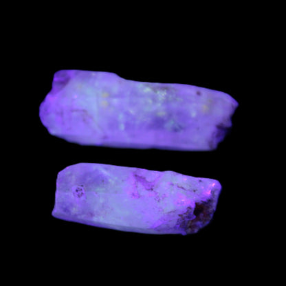 Two Fenster skeletal Enhydro crystals with hydrocarbons 3.6-14.9g