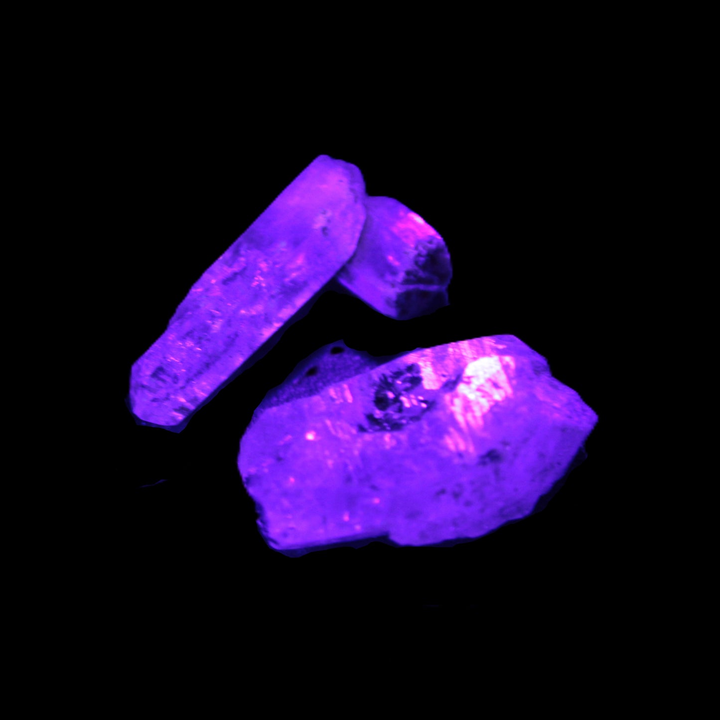 Two Fenster skeletal Enhydro crystals with hydrocarbons 3.6-14.9g