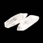 Two Fenster skeletal Enhydro crystals with hydrocarbons 4.8-8.6g