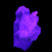 Pink Tourmaline on Albite Feldspar from Afghanistan 17g in UV light