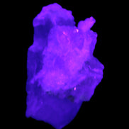 Pink Tourmaline on Albite Feldspar from Afghanistan 17g in UV light - Rocks and Things Store