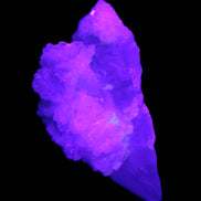 Pink Tourmaline on Albite Feldspar from Afghanistan 17g in UV light - Rocks and Things Store