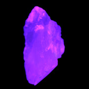 Pink Tourmaline on Albite Feldspar from Afghanistan 17g in UV light - Rocks and Things Store
