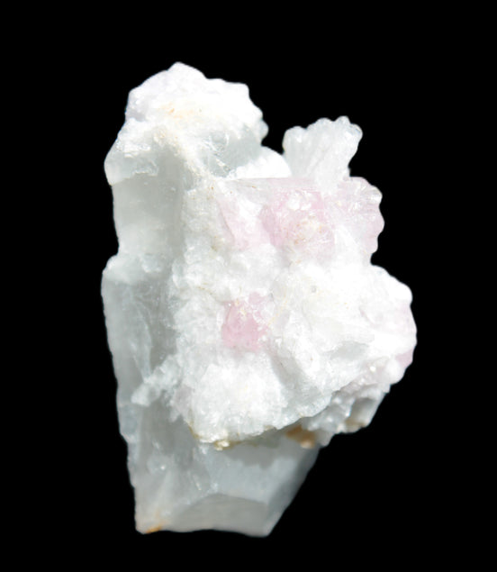 Pink Tourmaline on Albite Feldspar from Afghanistan 17g in sunlight