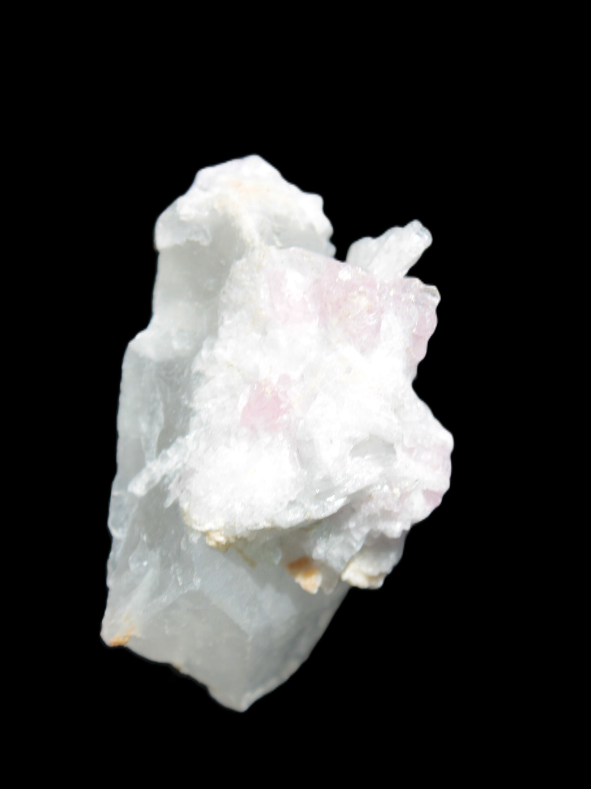 Pink Tourmaline on Albite Feldspar from Afghanistan 17g in sunlight