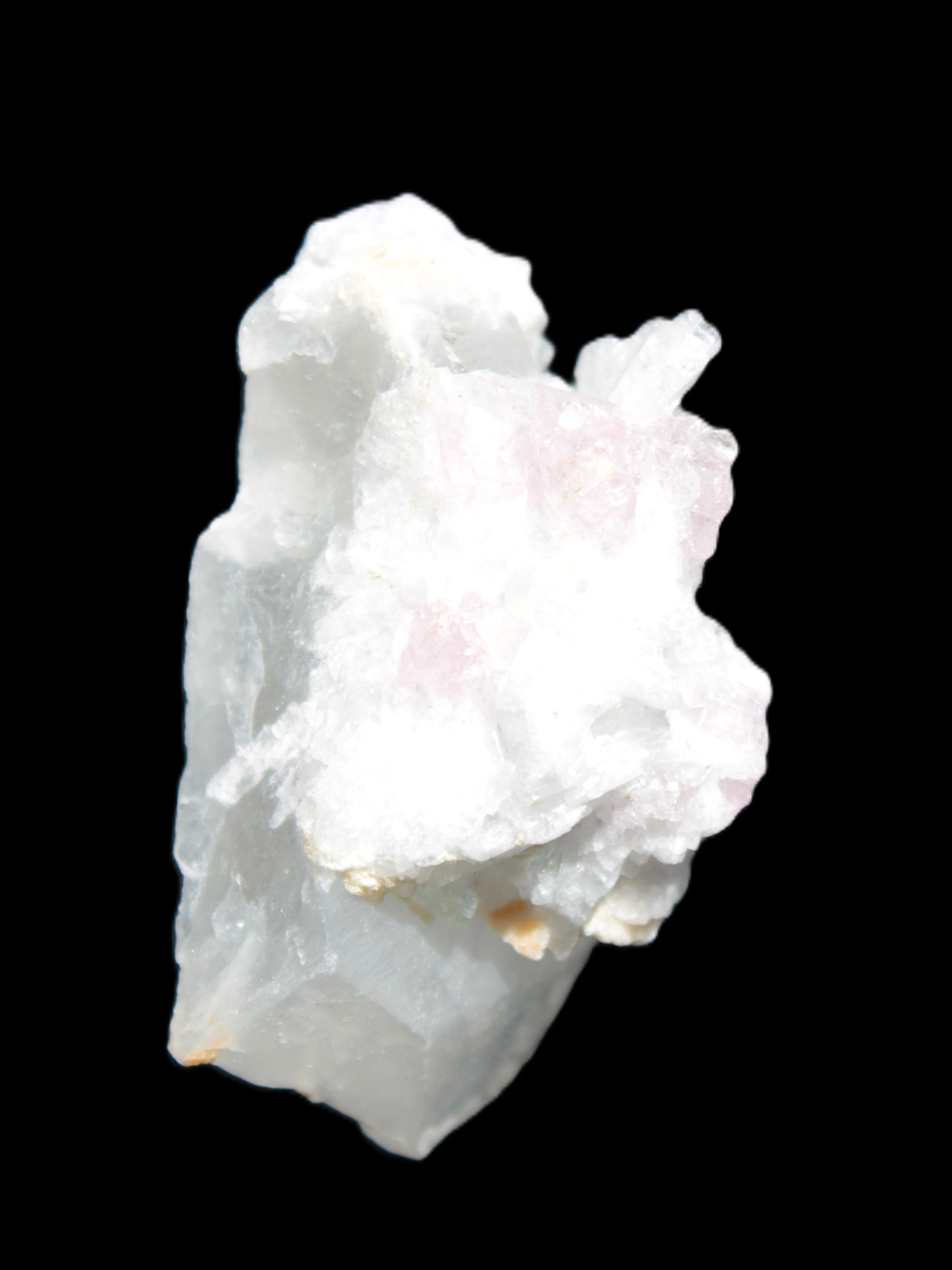 Pink Tourmaline on Albite Feldspar from Afghanistan 17g in sunlight