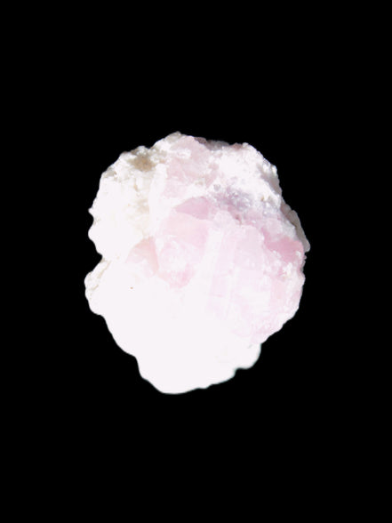 Pink Tourmaline on Albite Feldspar from Afghanistan 17g in sunlight