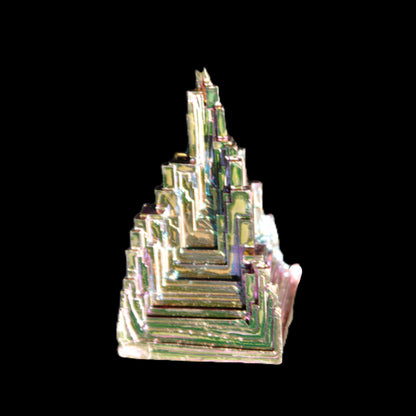 Bismuth crystal castle 28*56mm 78g