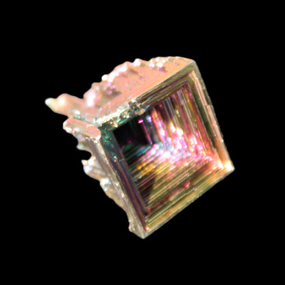 Bismuth crystal castle 28*56mm 78g