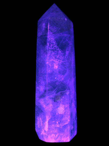 Green and Blue Fluorite obelisk 30*35*112mm 250g
