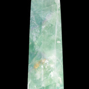 Green and Blue Fluorite obelisk 30*35*112mm 250g in sunlight - Rocks and Things Store
