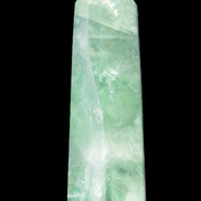 Green and Blue Fluorite obelisk 30*35*112mm 250g in sunlight - Rocks and Things Store