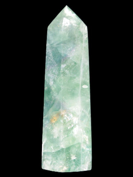 Green and Blue Fluorite obelisk 30*35*112mm 250g