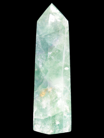 Green and Blue Fluorite obelisk 30*35*112mm 250g