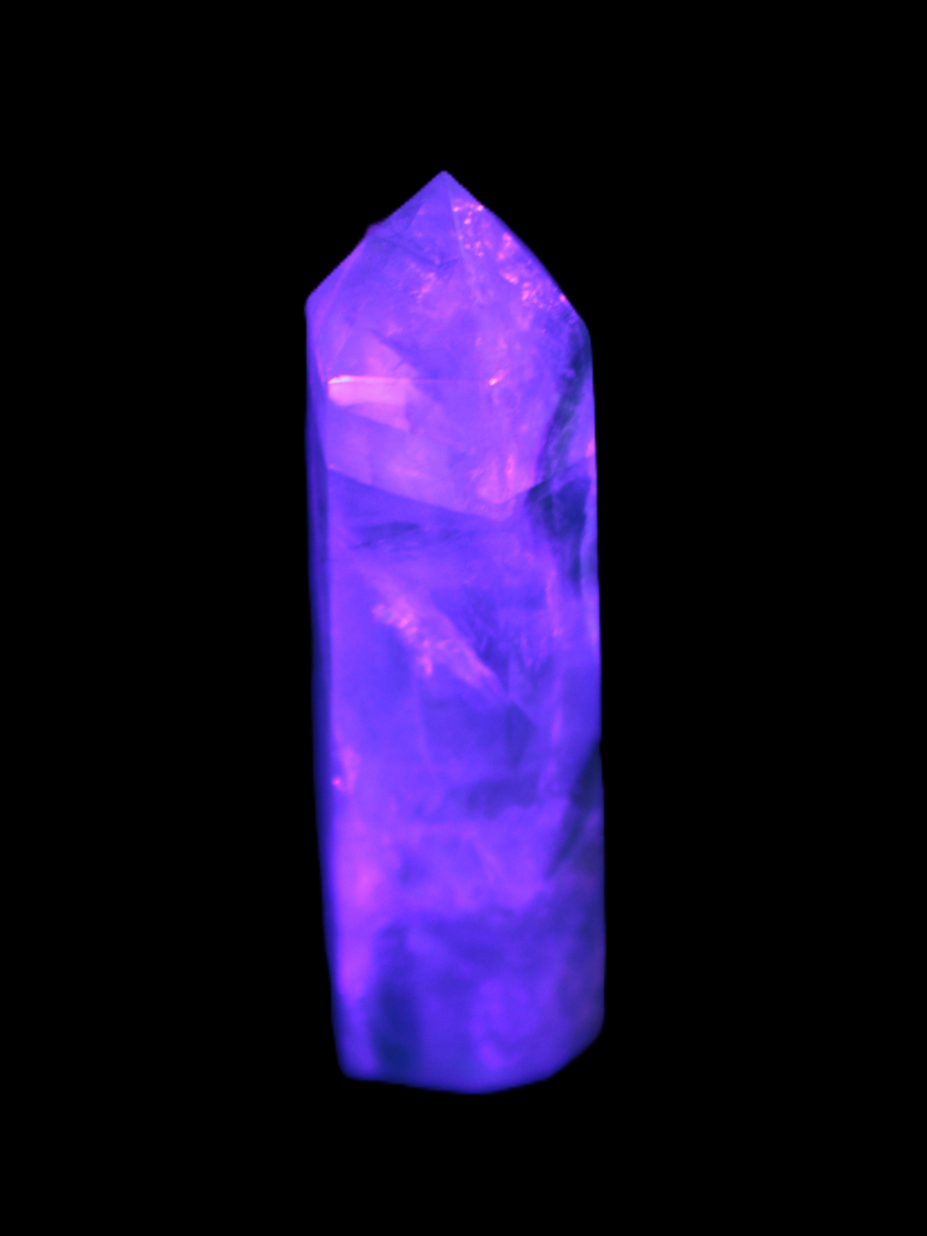 Green and Blue Fluorite obelisk 30*35*112mm 250g