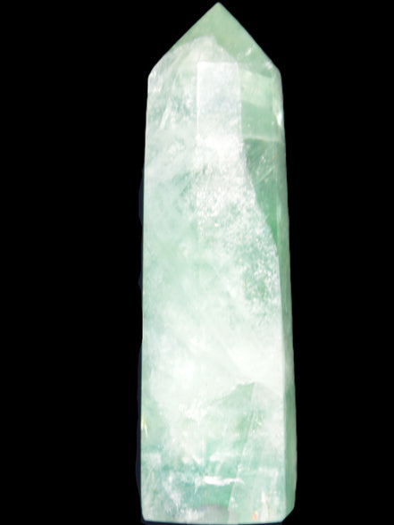 Green and Blue Fluorite obelisk 30*35*112mm 250g