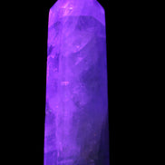 Green and Blue Fluorite obelisk 30*35*112mm 250g in sunlight - Rocks and Things Store