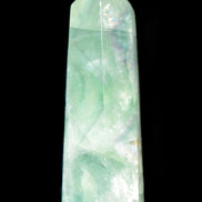 Green and Blue Fluorite obelisk 30*35*112mm 250g