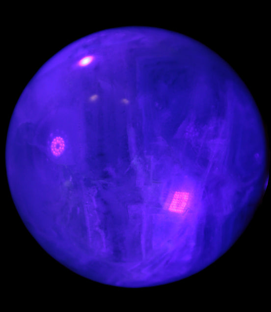 Rainbow Fluorite sphere 58mm 405g