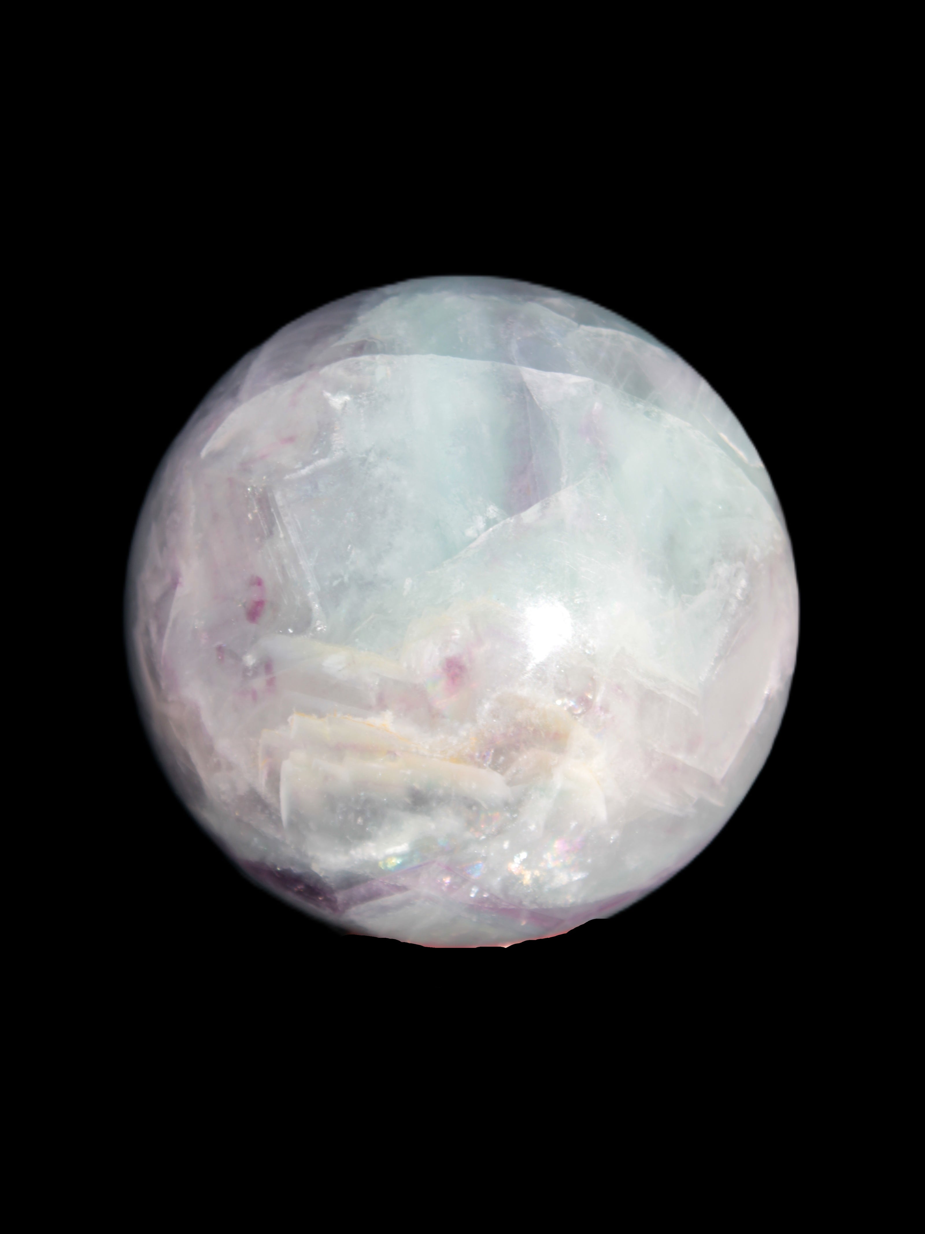Rainbow Fluorite sphere 58mm 405g