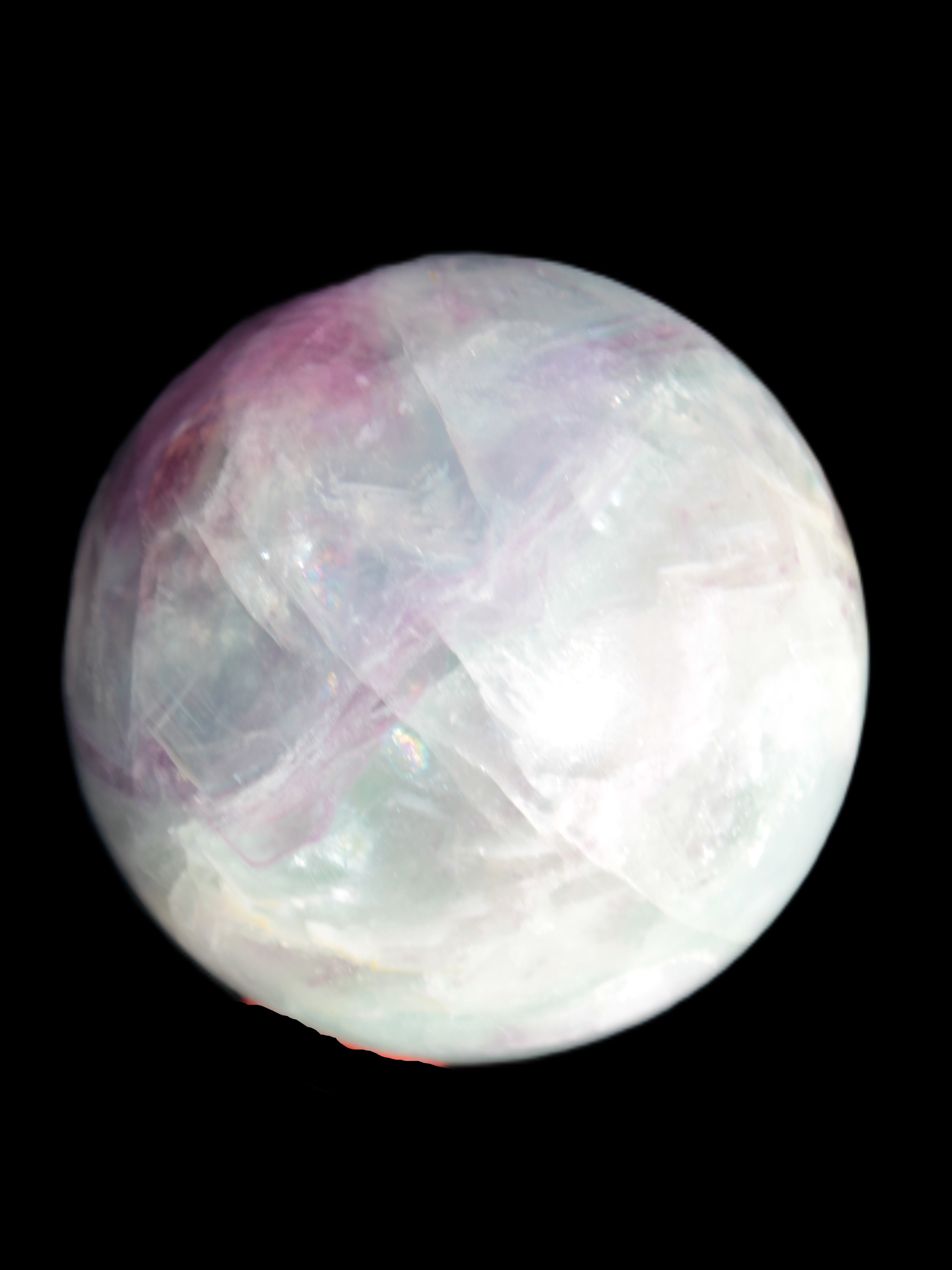 Rainbow Fluorite sphere 58mm 405g
