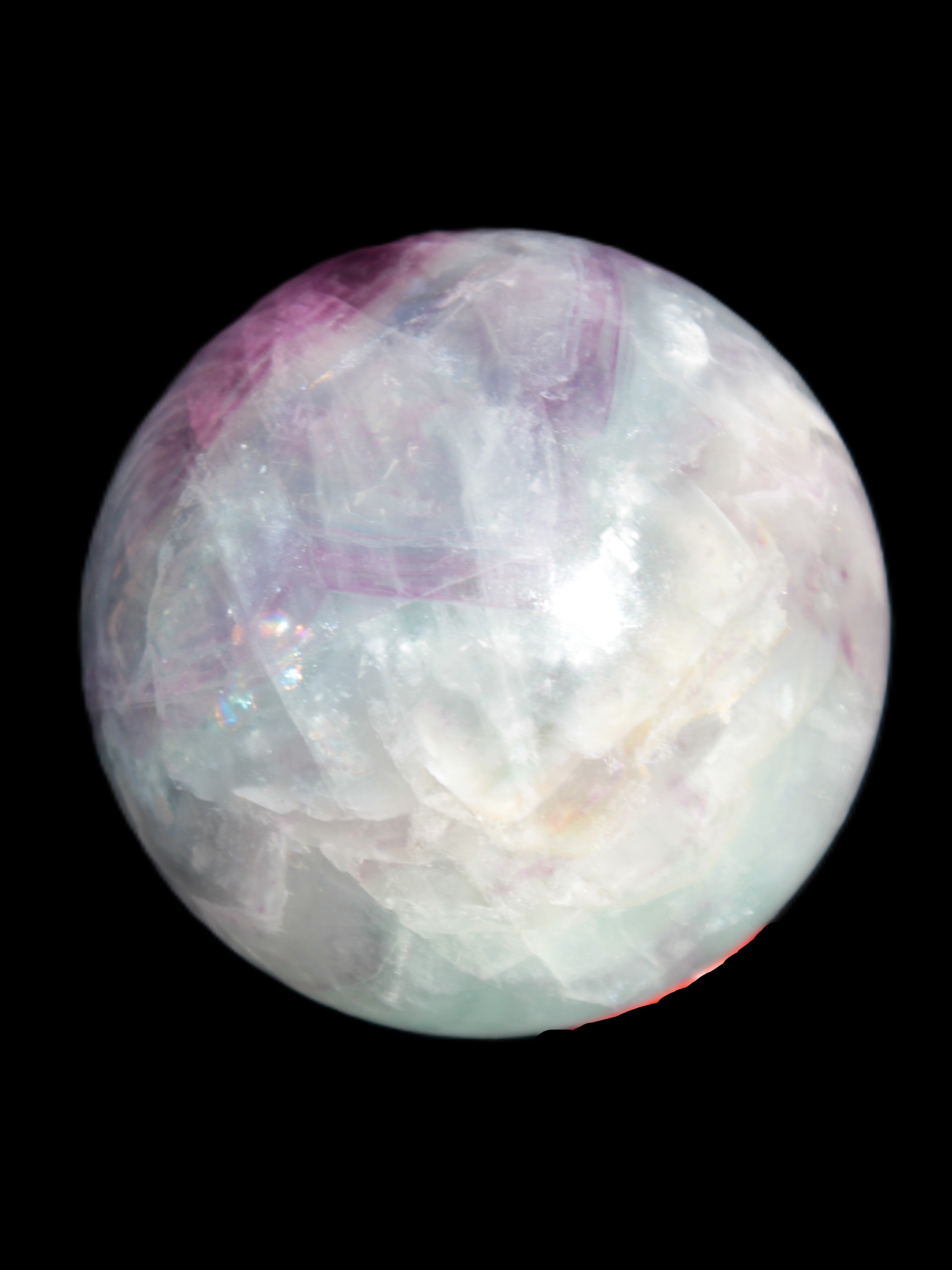 Rainbow Fluorite sphere 58mm 405g