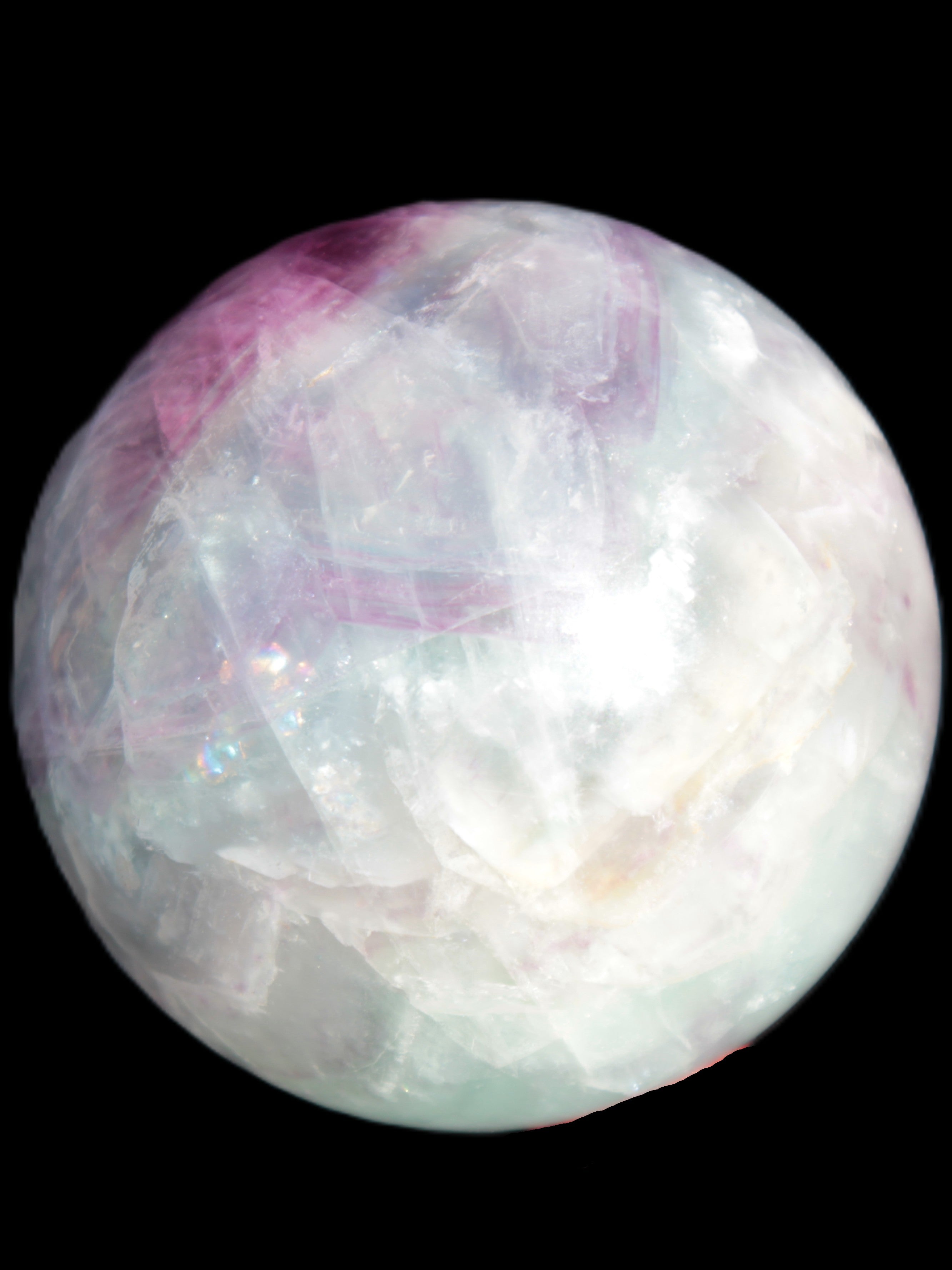 Rainbow Fluorite sphere 58mm 405g