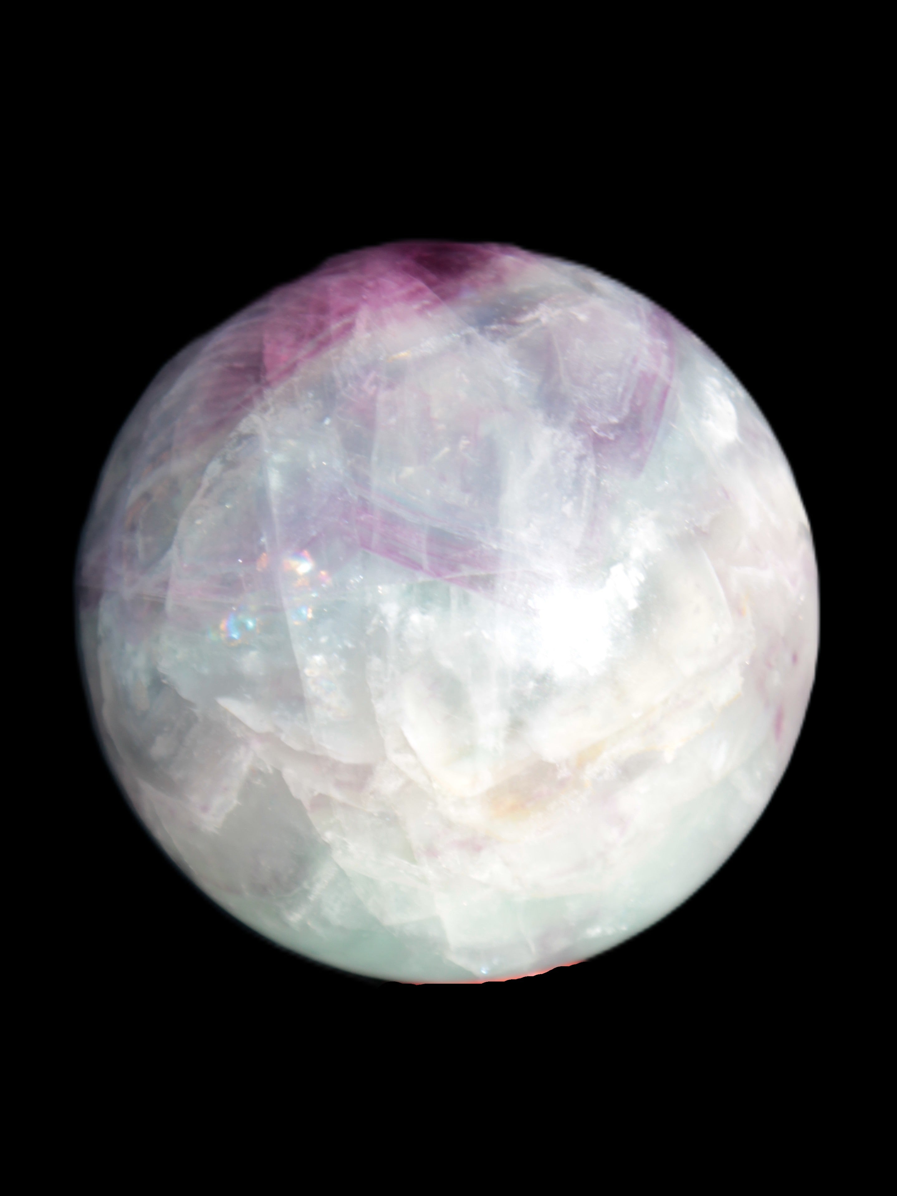 Rainbow Fluorite sphere 58mm 405g