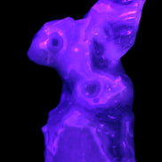 Aquatic Moss Agate hand-carved Felguard 54*100mm 322g