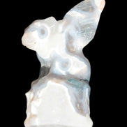 Aquatic Moss Agate hand-carved Felguard 54*100mm 322g