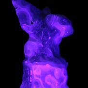 Aquatic Moss Agate hand-carved Felguard 54*100mm 322g