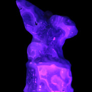 Aquatic Moss Agate hand-carved Felguard 54*100mm 322g