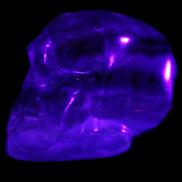 Purple Fluorite skull 50*34*49mm 108g