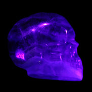 Purple Fluorite skull 50*34*49mm 108g