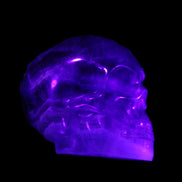Purple Fluorite skull 50*34*49mm 108g