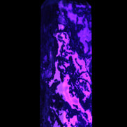 Ocean Moss Agate obelisk 35*147mm 413g in UV light - Rocks and Things Store