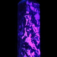 Ocean Moss Agate obelisk 35*147mm 413g in UV light