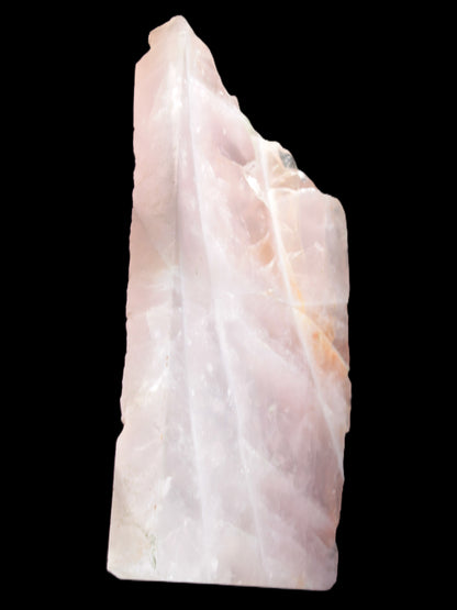 Natural Rose Quartz crystal slice 182*115*20mm 915g