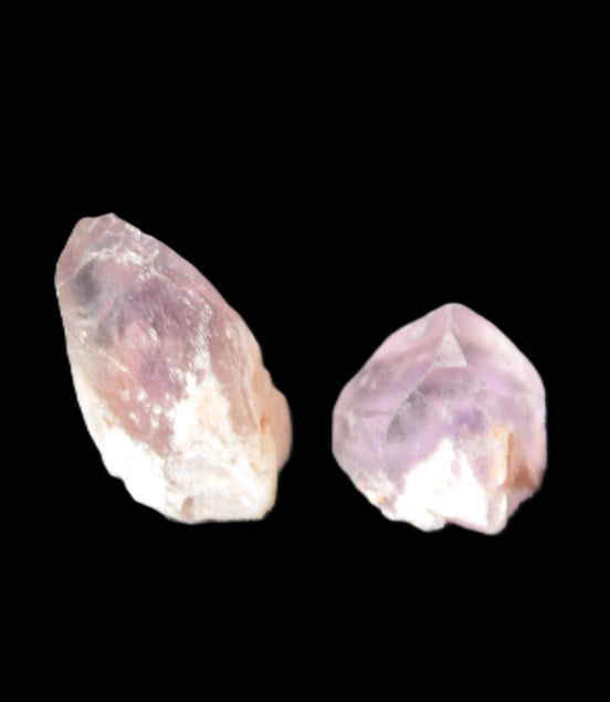 Two Amethyst crystals 32mm 11/12g