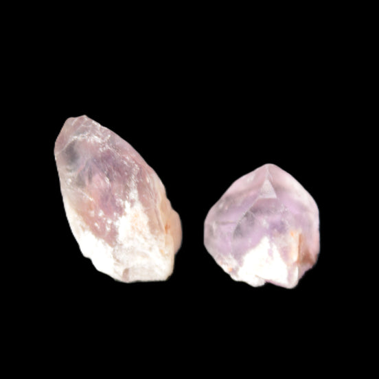 Two Amethyst crystals 32mm 11/12g