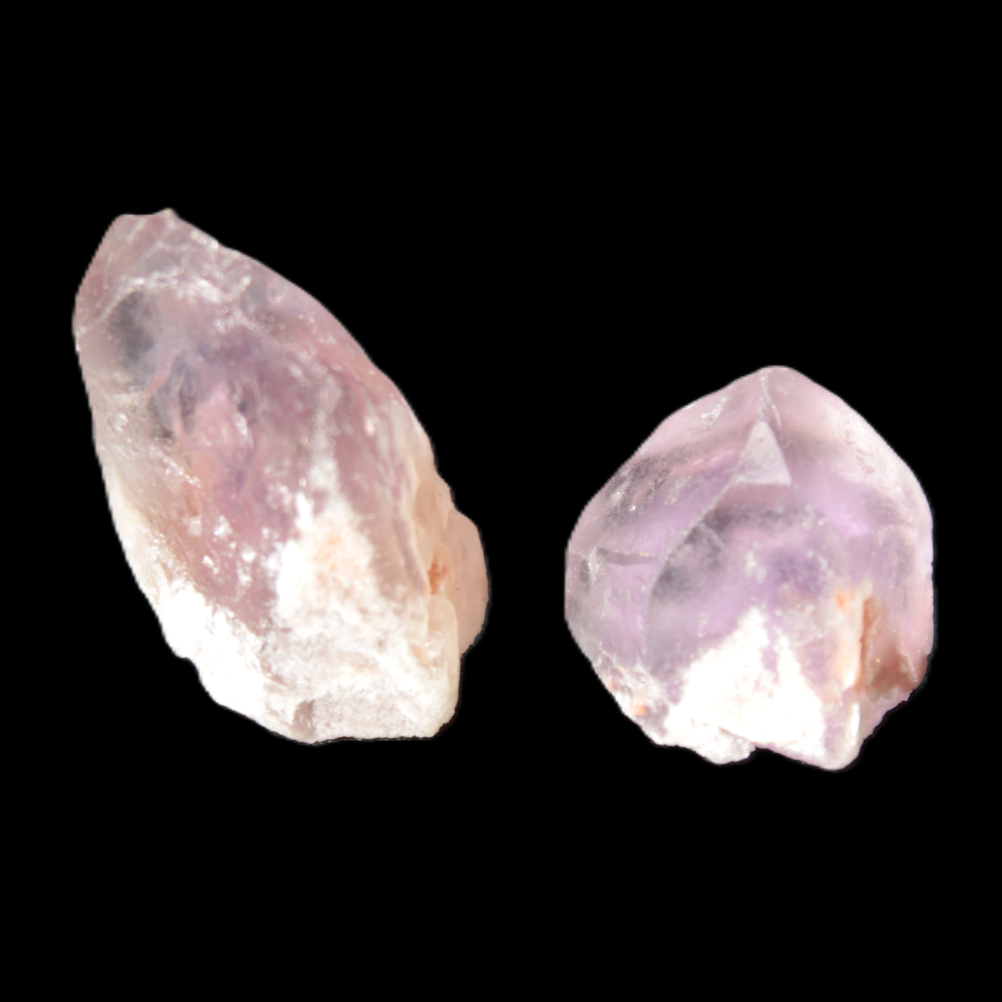 Two Amethyst crystals 32mm 11/12g