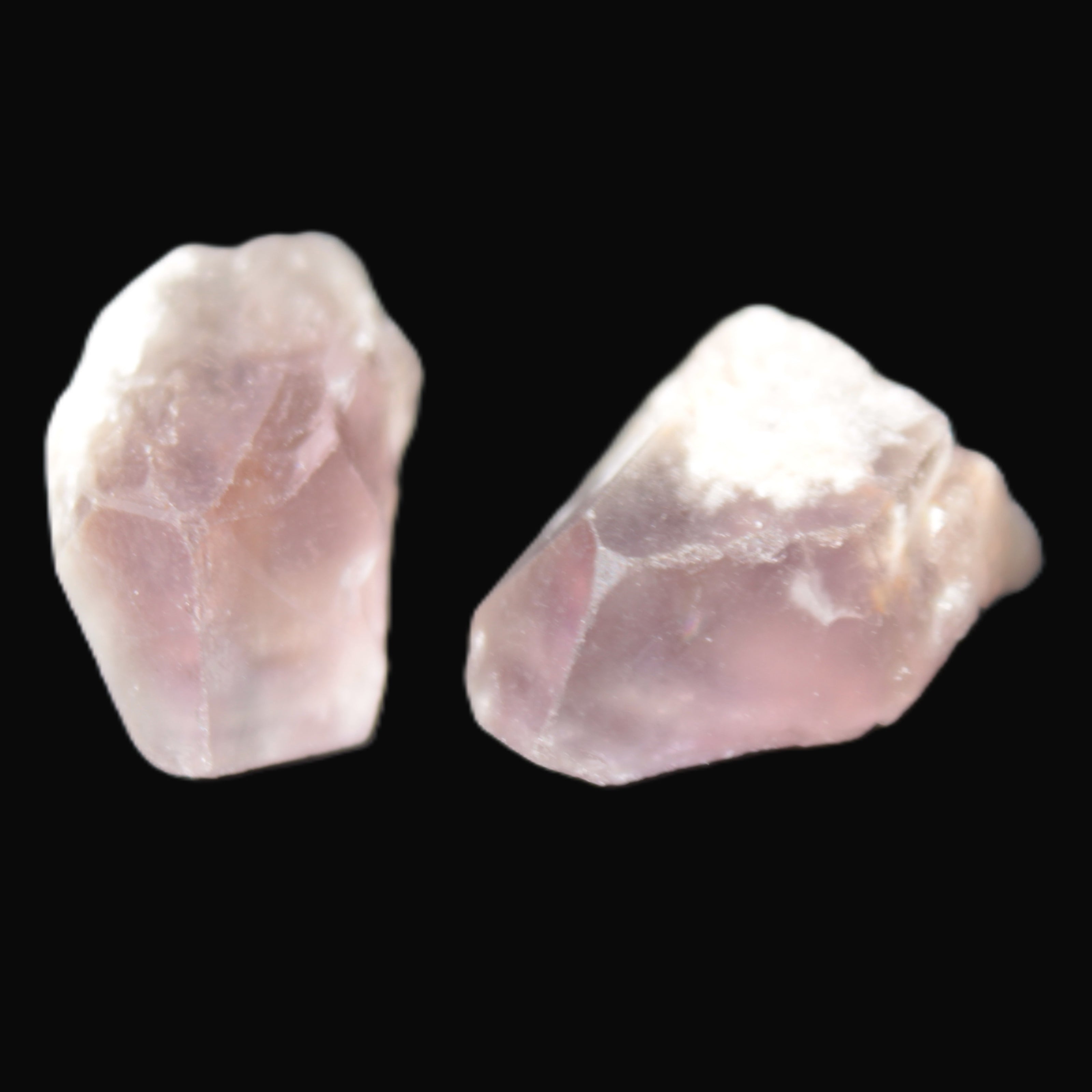 Two Amethyst crystals 32mm 11/12g