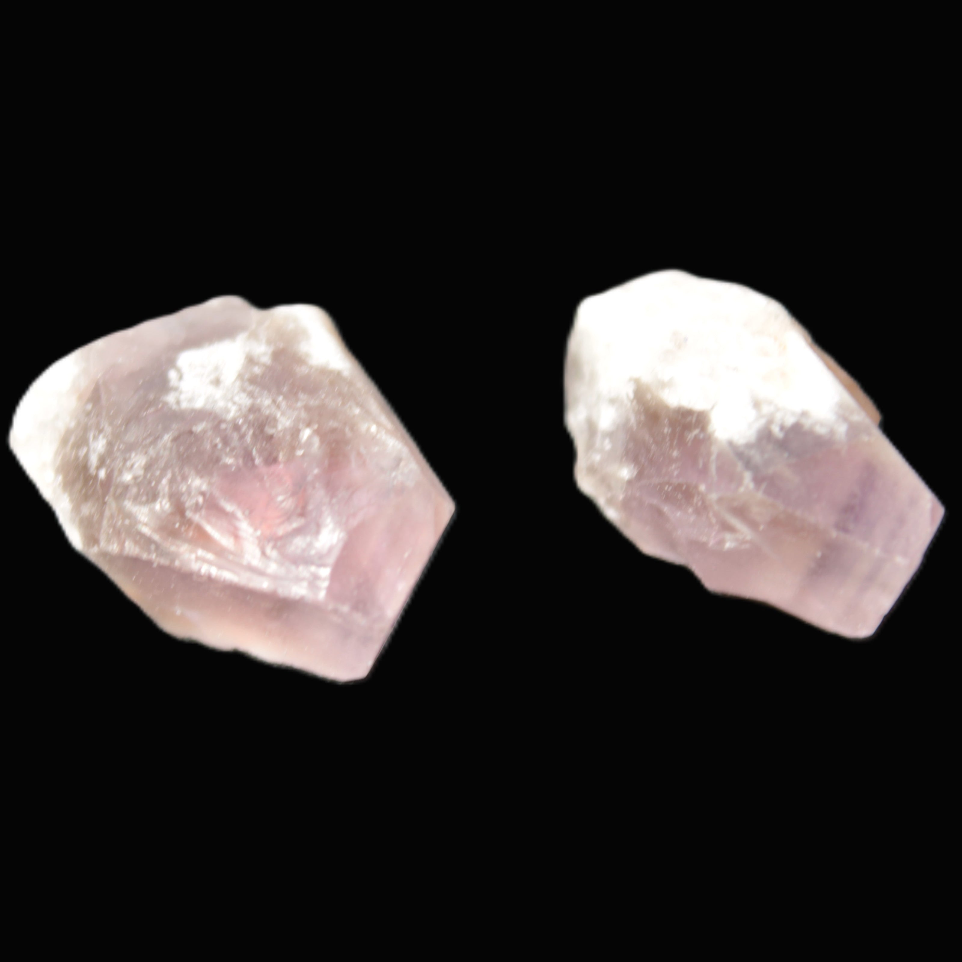 Two Amethyst crystals 32mm 11/12g