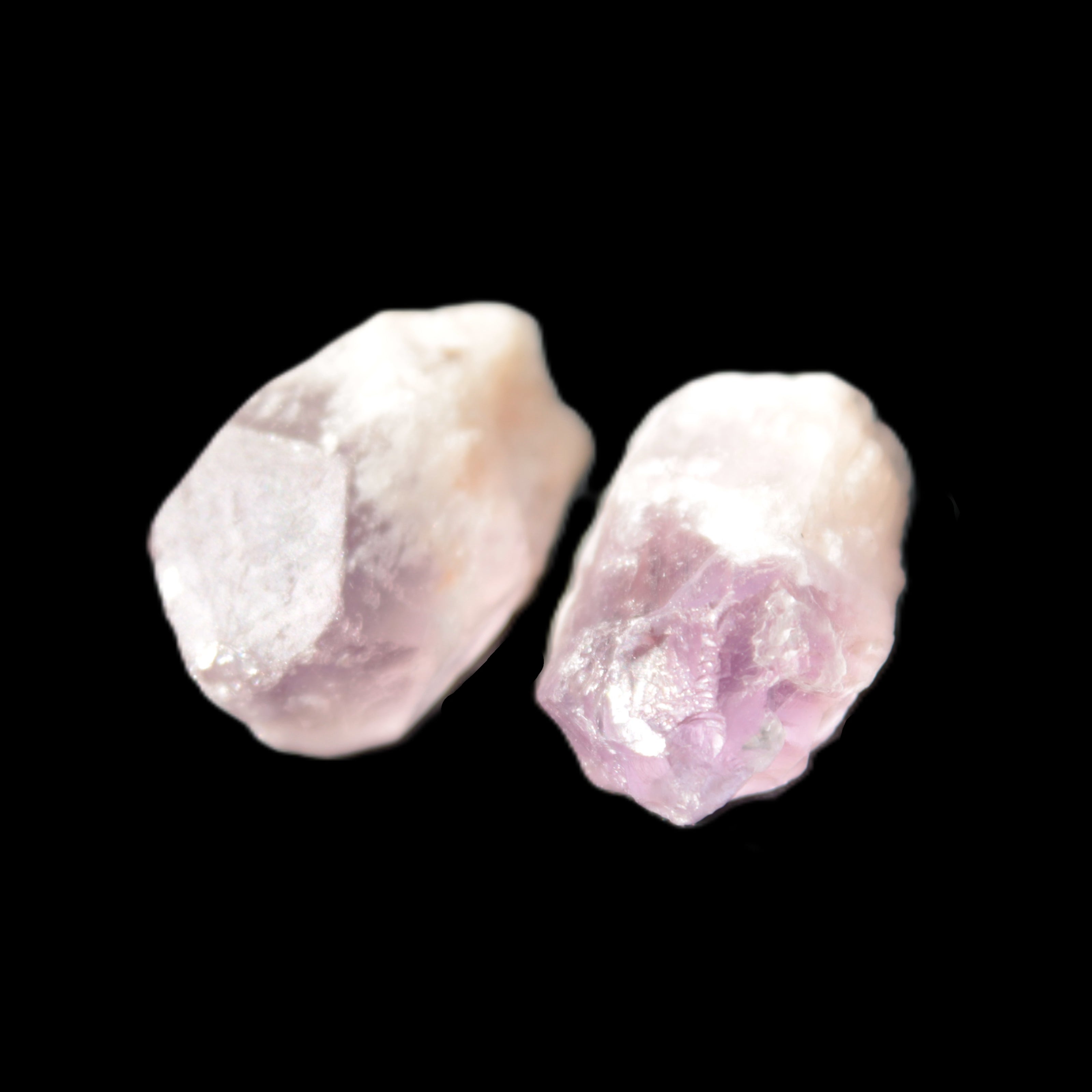 Two Amethyst crystals 32mm 11/12g