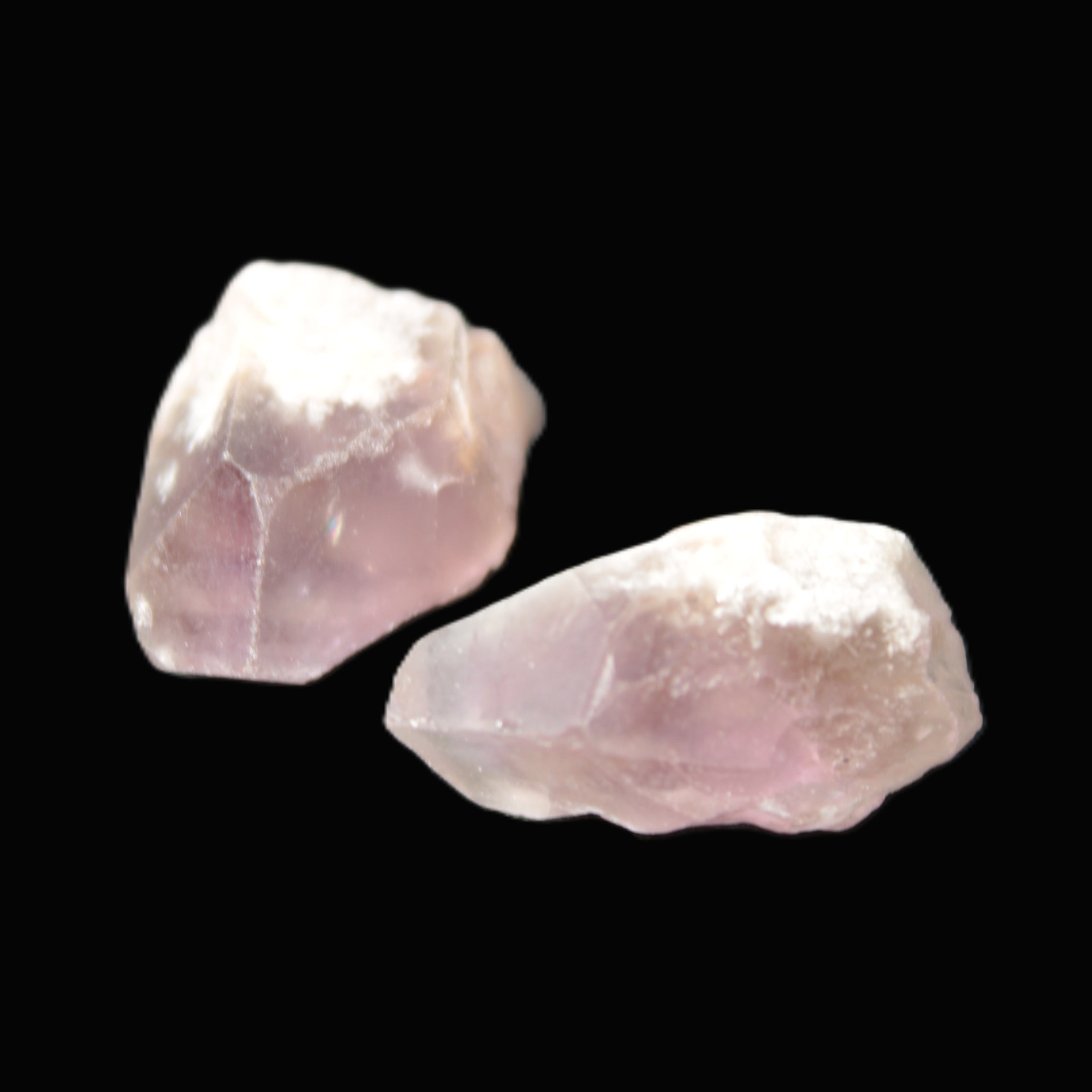 Two Amethyst crystals 32mm 11/12g