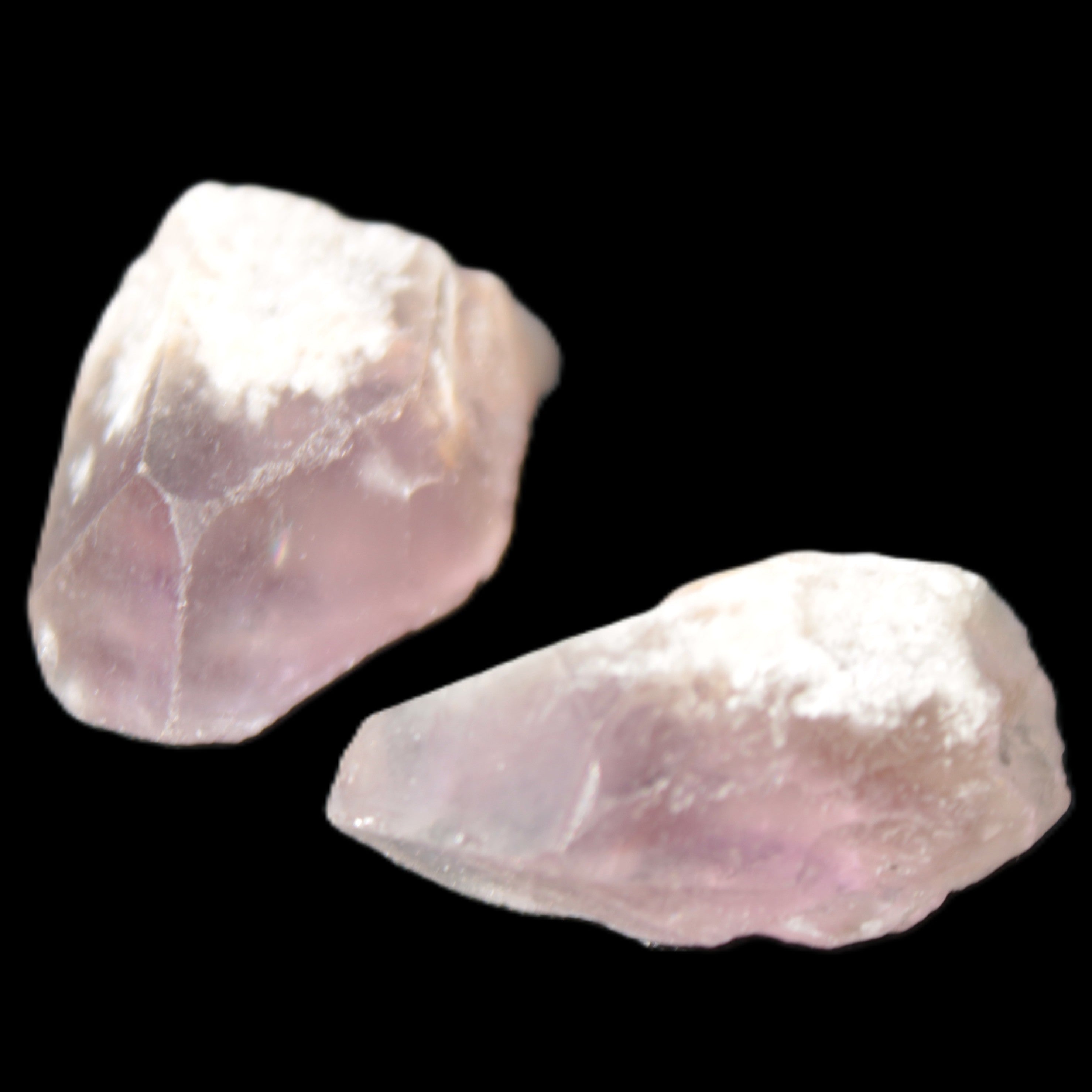 Two Amethyst crystals 32mm 11/12g