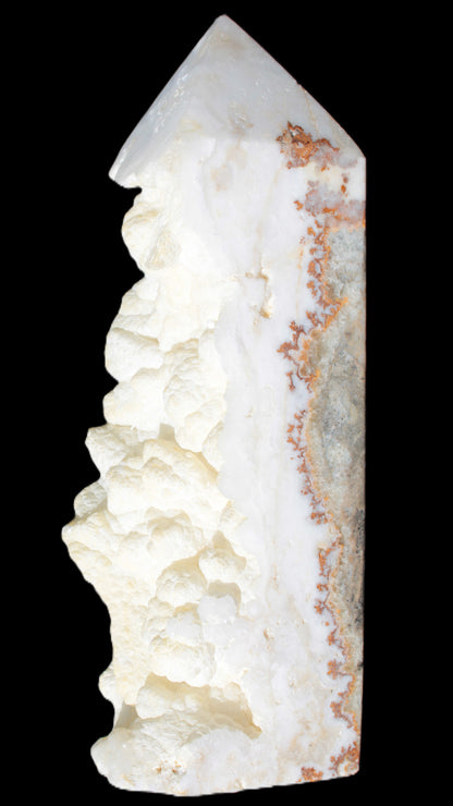 Large White Natural Calcite Obelisk 65*75*245mm 1769g