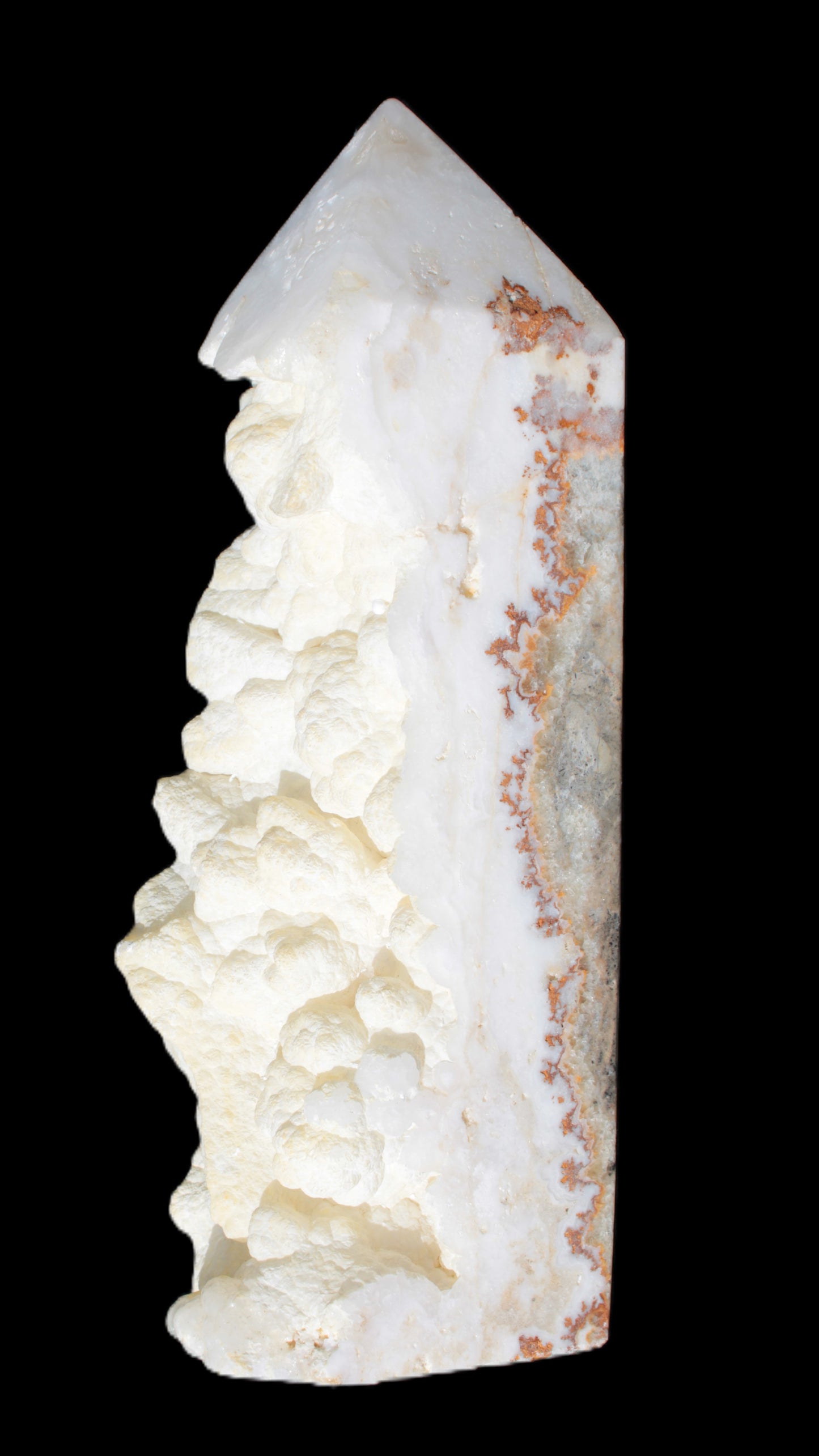 Large White Natural Calcite Obelisk 65*75*245mm 1769g