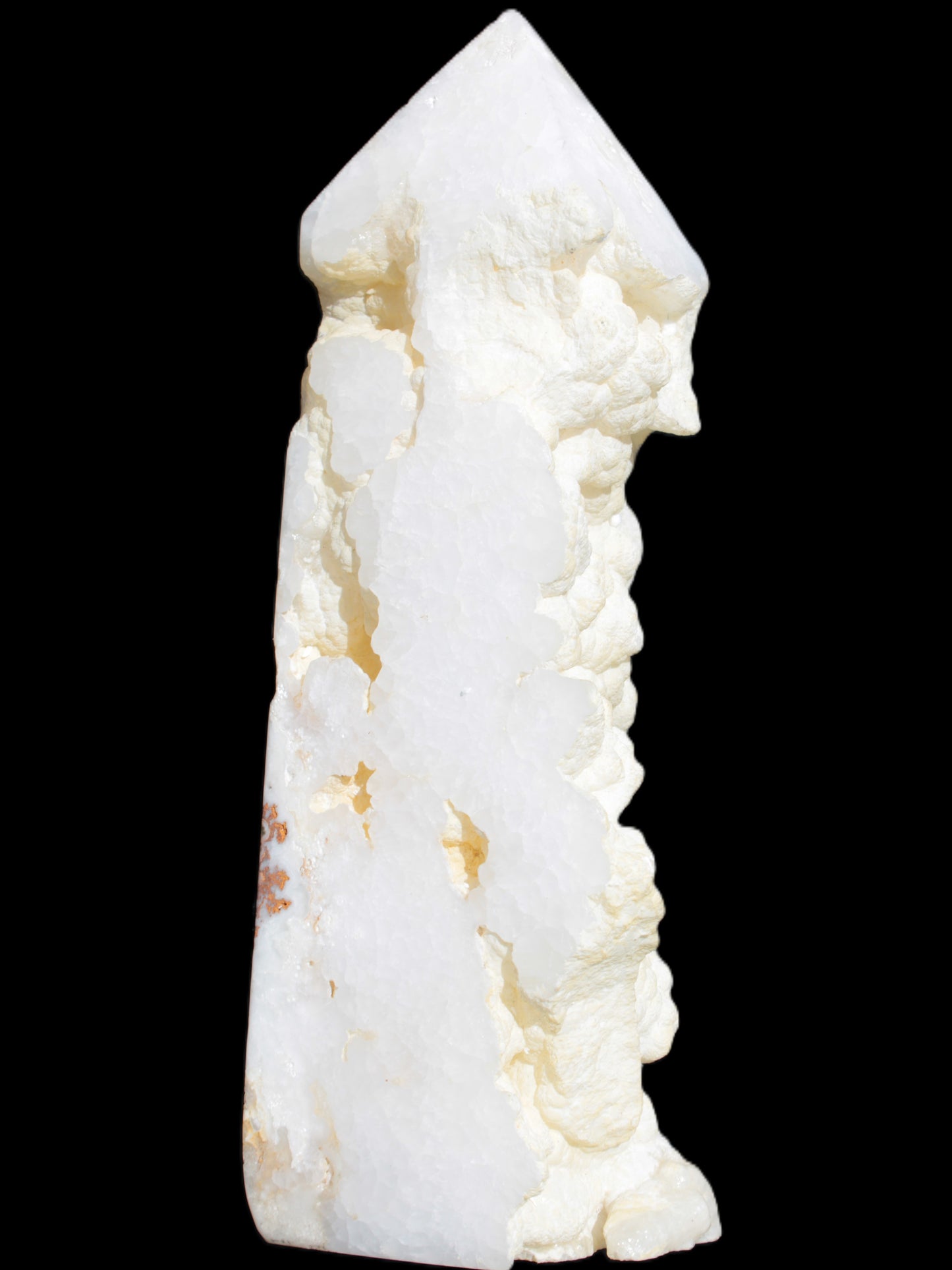 Large White Natural Calcite Obelisk 65*75*245mm 1769g