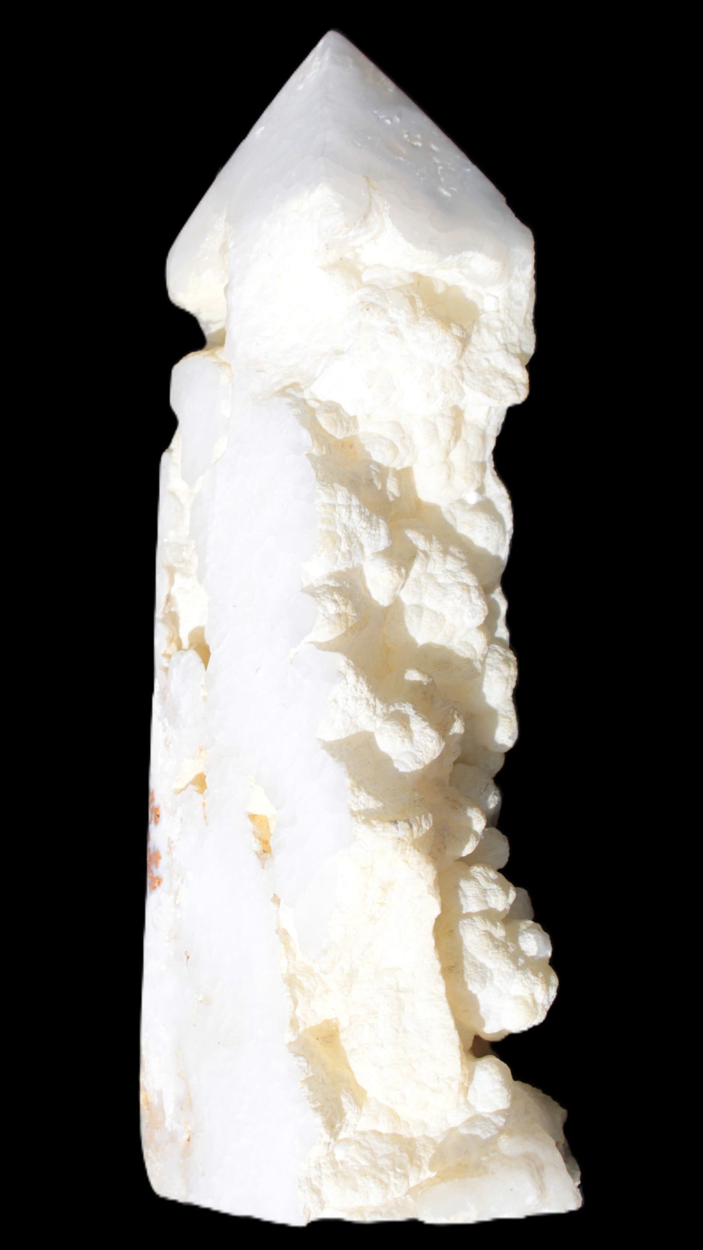 Large White Natural Calcite Obelisk 65*75*245mm 1769g